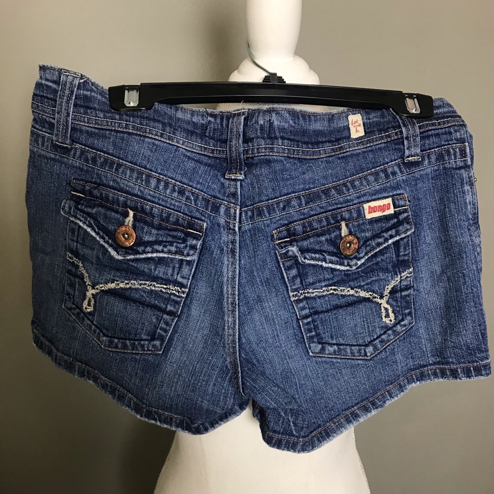 Vintage dark Bongo jean shorts